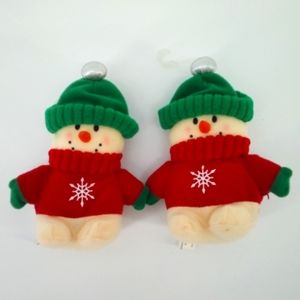 Vintage Hallmark Set Snowmen Christmas Decor